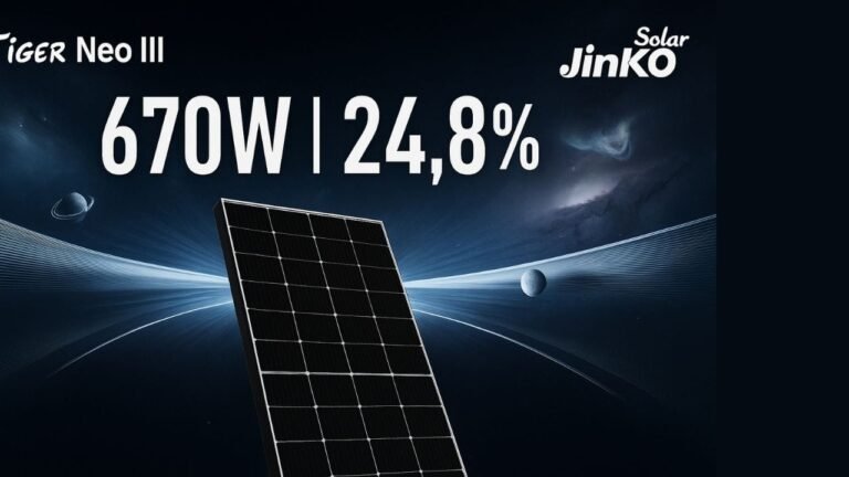 JinkoSolar Tiger Neo 3 panel